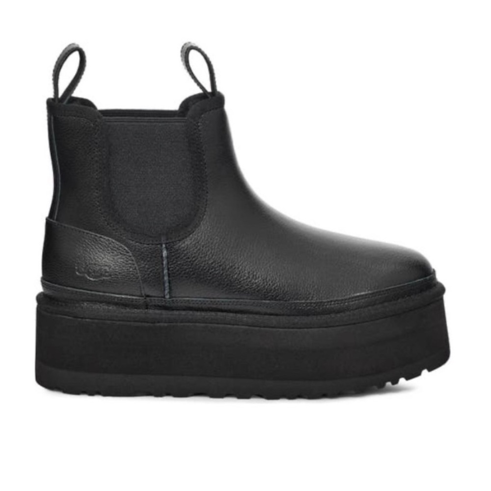 NEW Ugg Neumel Platform Chelsea Boots Black Size 8